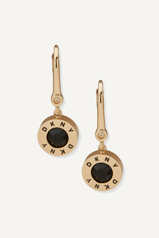 Women Rivet Logo Earring