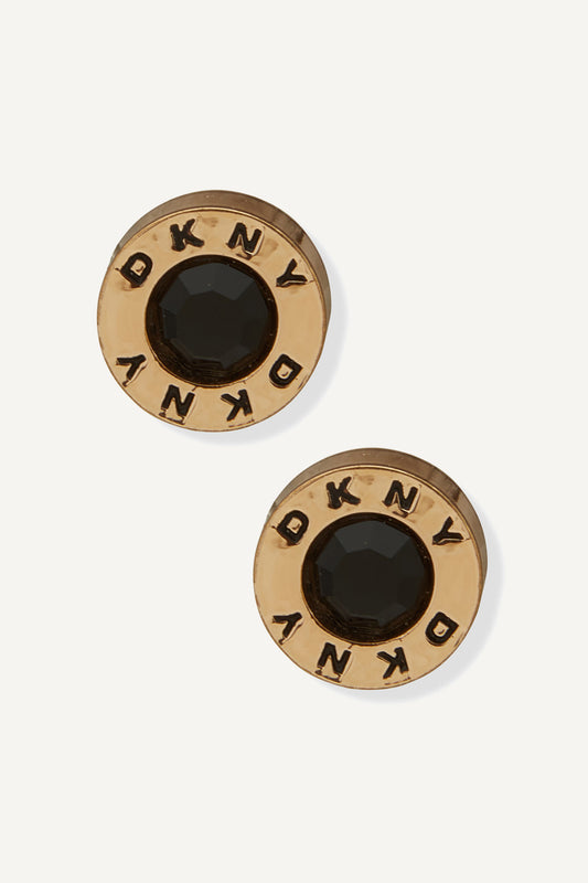 Women Rivet Logo Earring