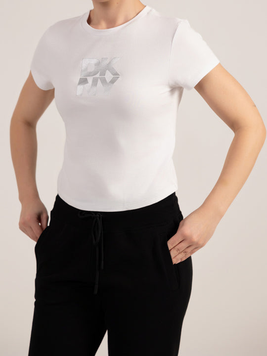 FOIL LG CROP SHORT SLEEVE TEE