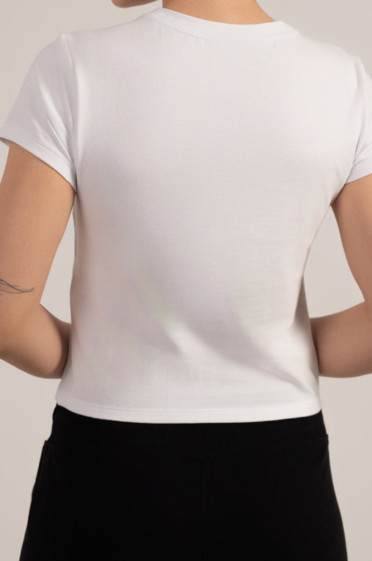 FOIL LG CROP SHORT SLEEVE TEE