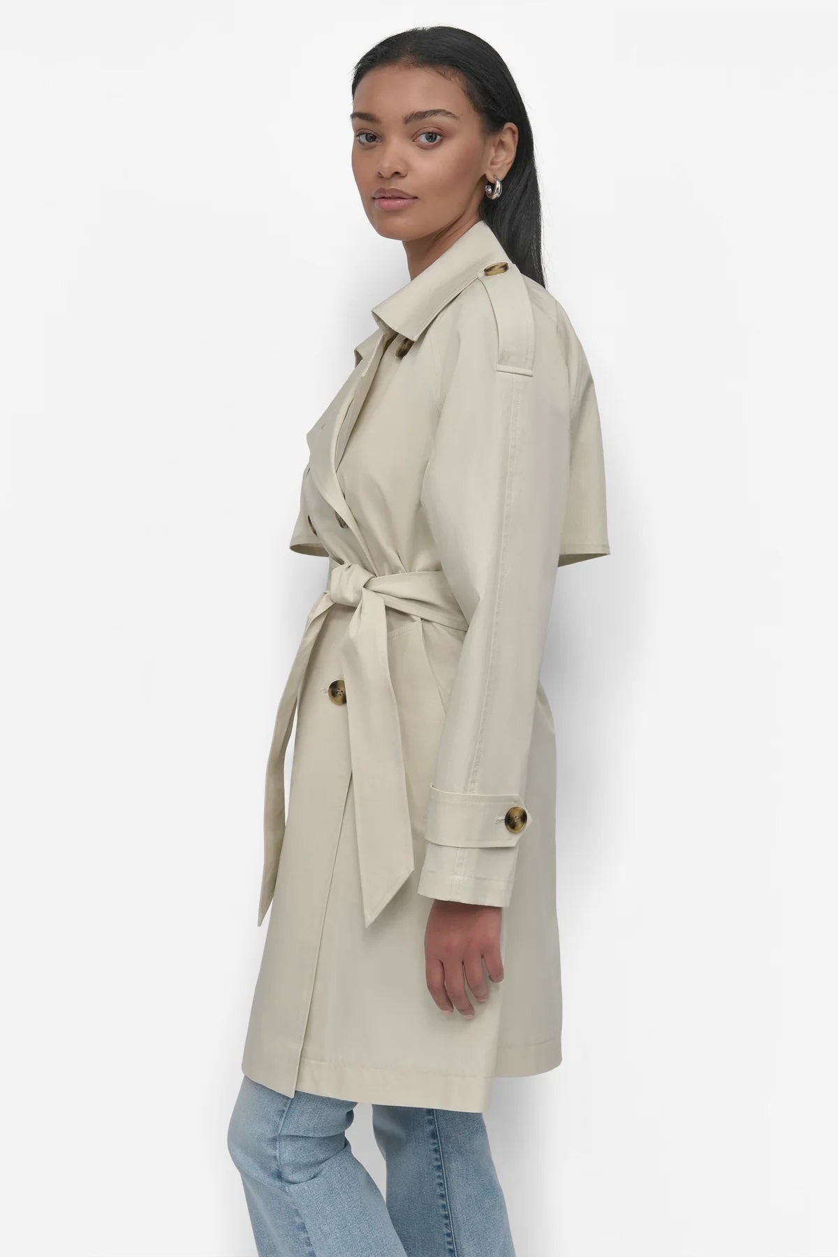 DOUBLE BREASTED TRENCH COAT