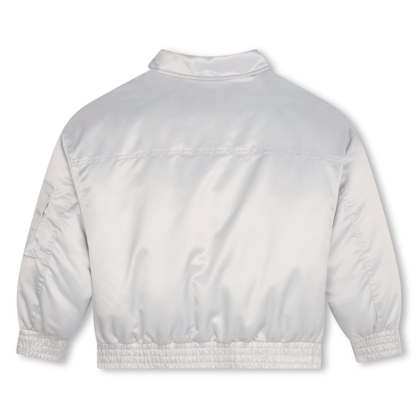 LONG SLEEVE BOMBER JACKET WITH LOGO