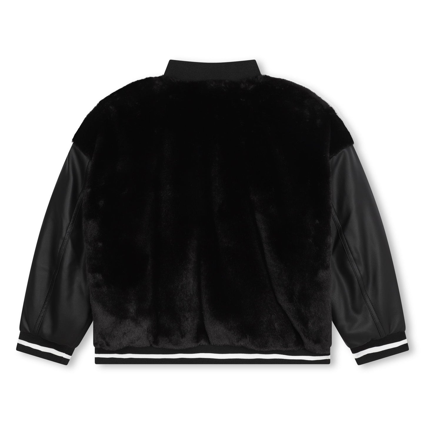 LONG SLEEVE BOMBER JACKET WITH LOGO