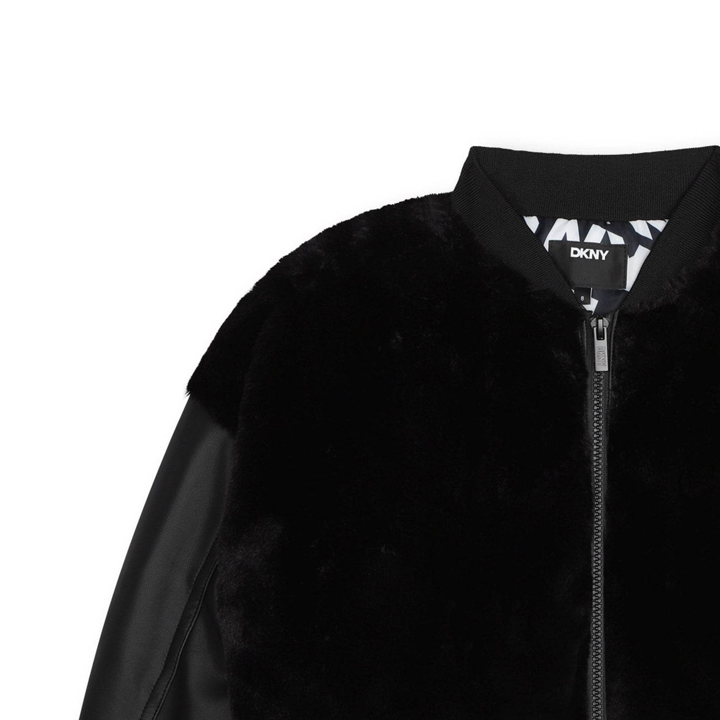 LONG SLEEVE BOMBER JACKET WITH LOGO