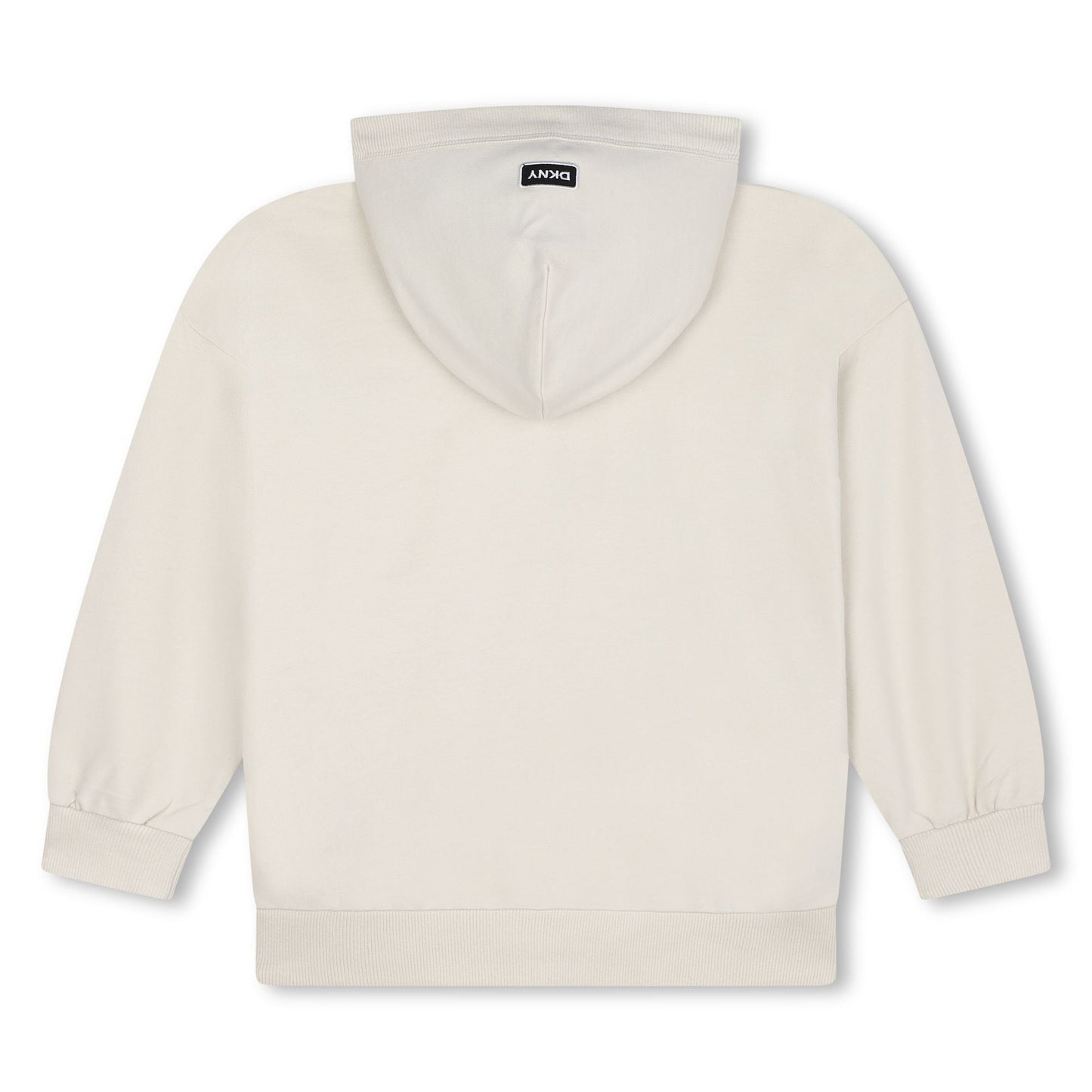 LONG SLEEVE HOODED CARDIGAN WITH LOGO