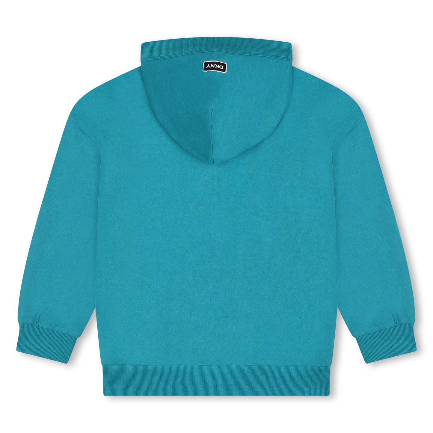 LONG SLEEVE HOODED CARDIGAN WITH LOGO