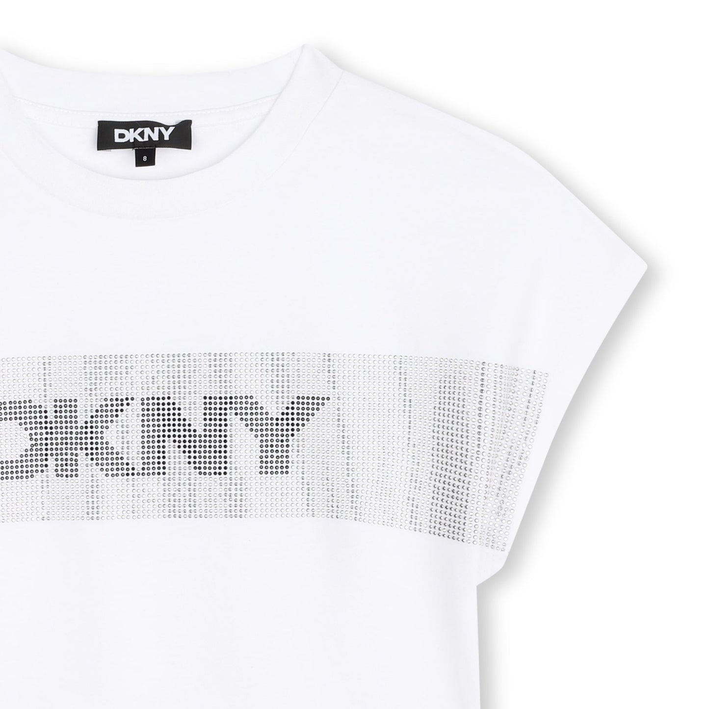SMALL SLEEVE CREW NECK TEE WITH LOGO