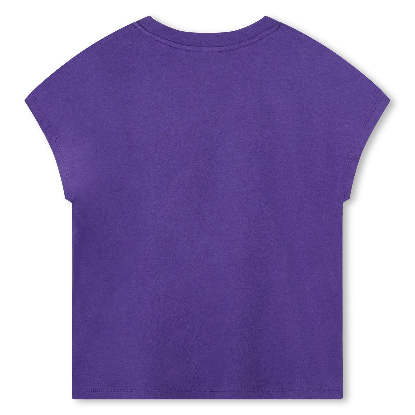 SMALL SLEEVE CREW NECK TEE WITH LOGO