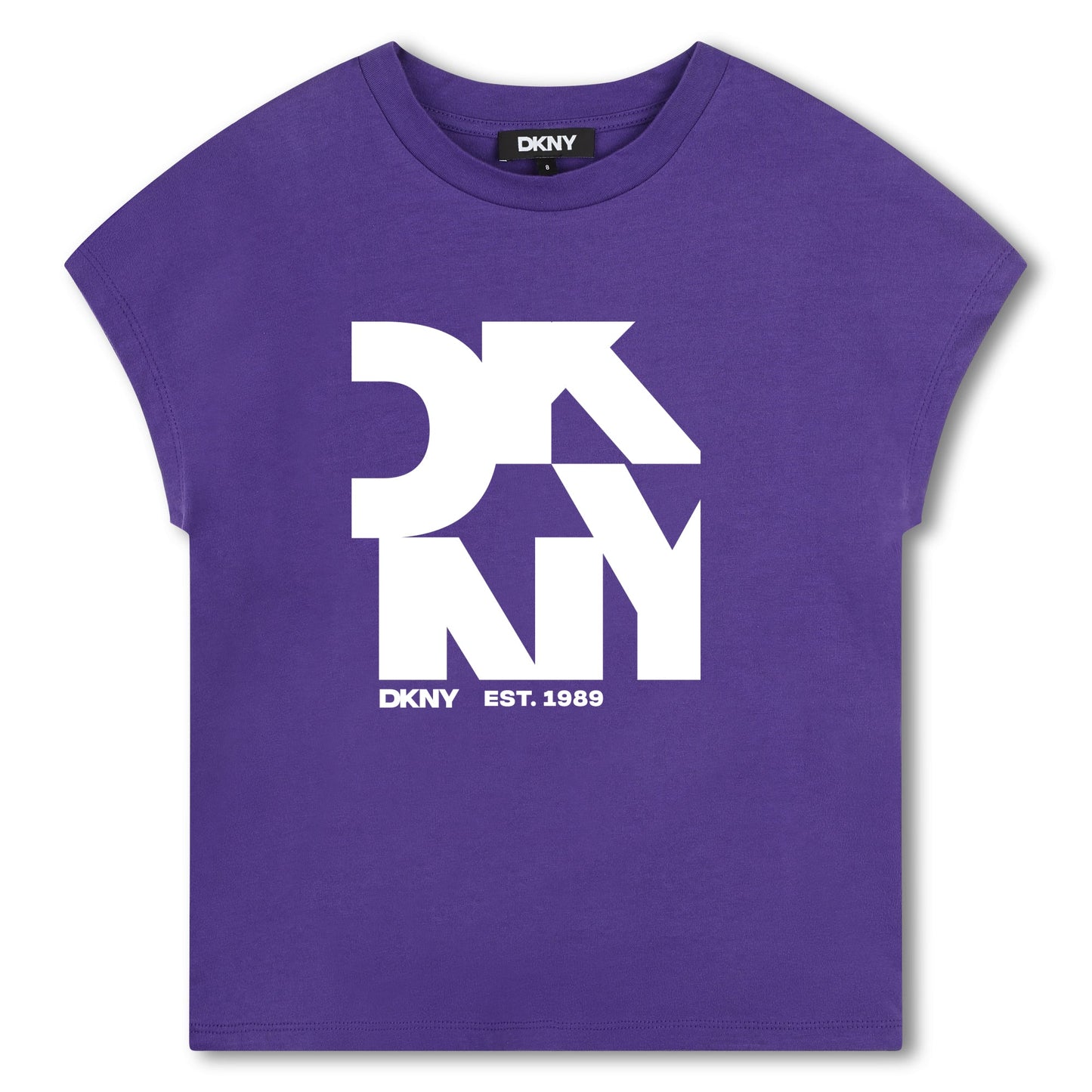 SMALL SLEEVE CREW NECK TEE WITH LOGO