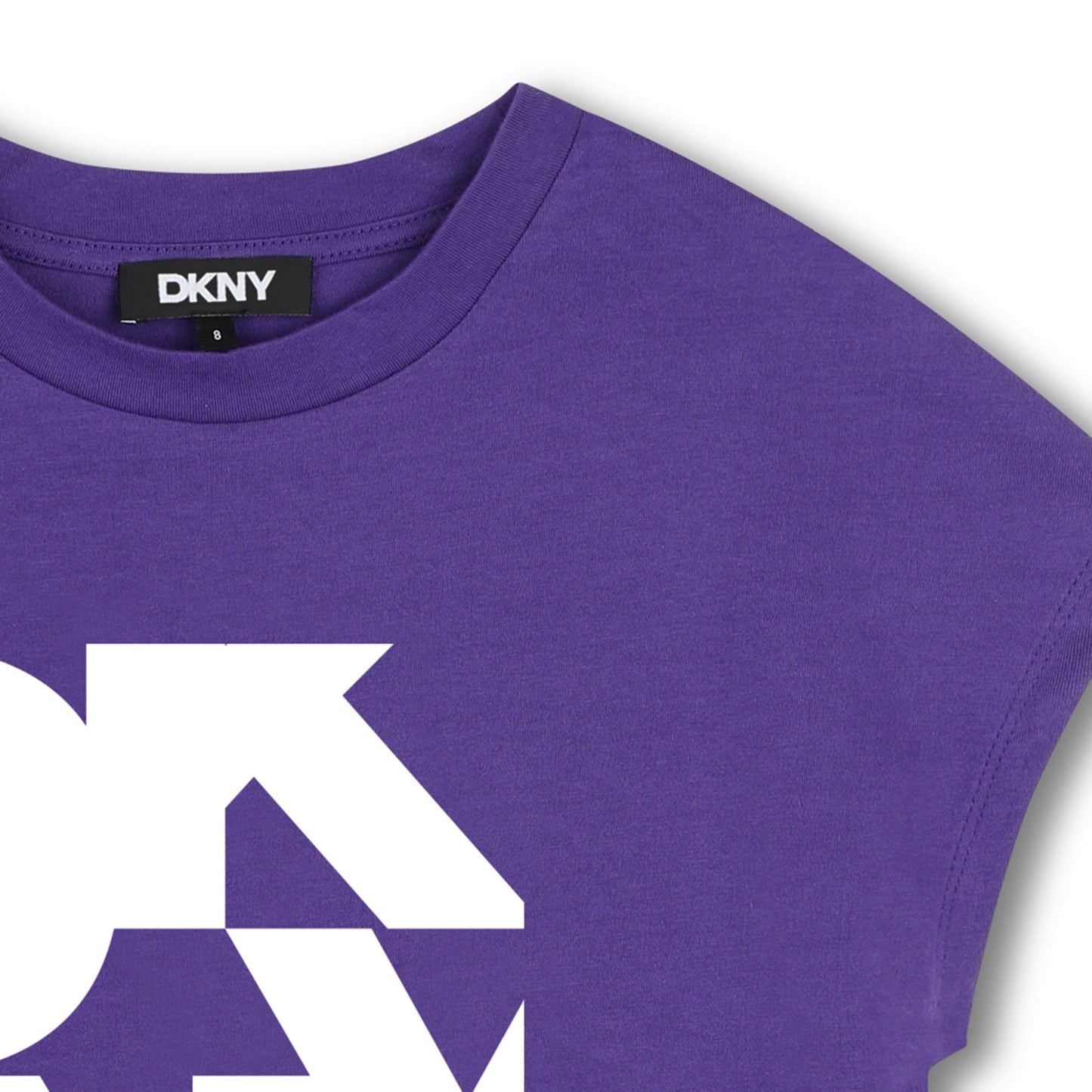 SMALL SLEEVE CREW NECK TEE WITH LOGO