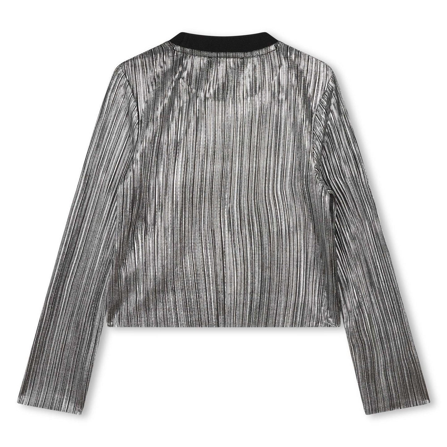 LONG SLEEVE CREW NECK TEE WITH LOGO
