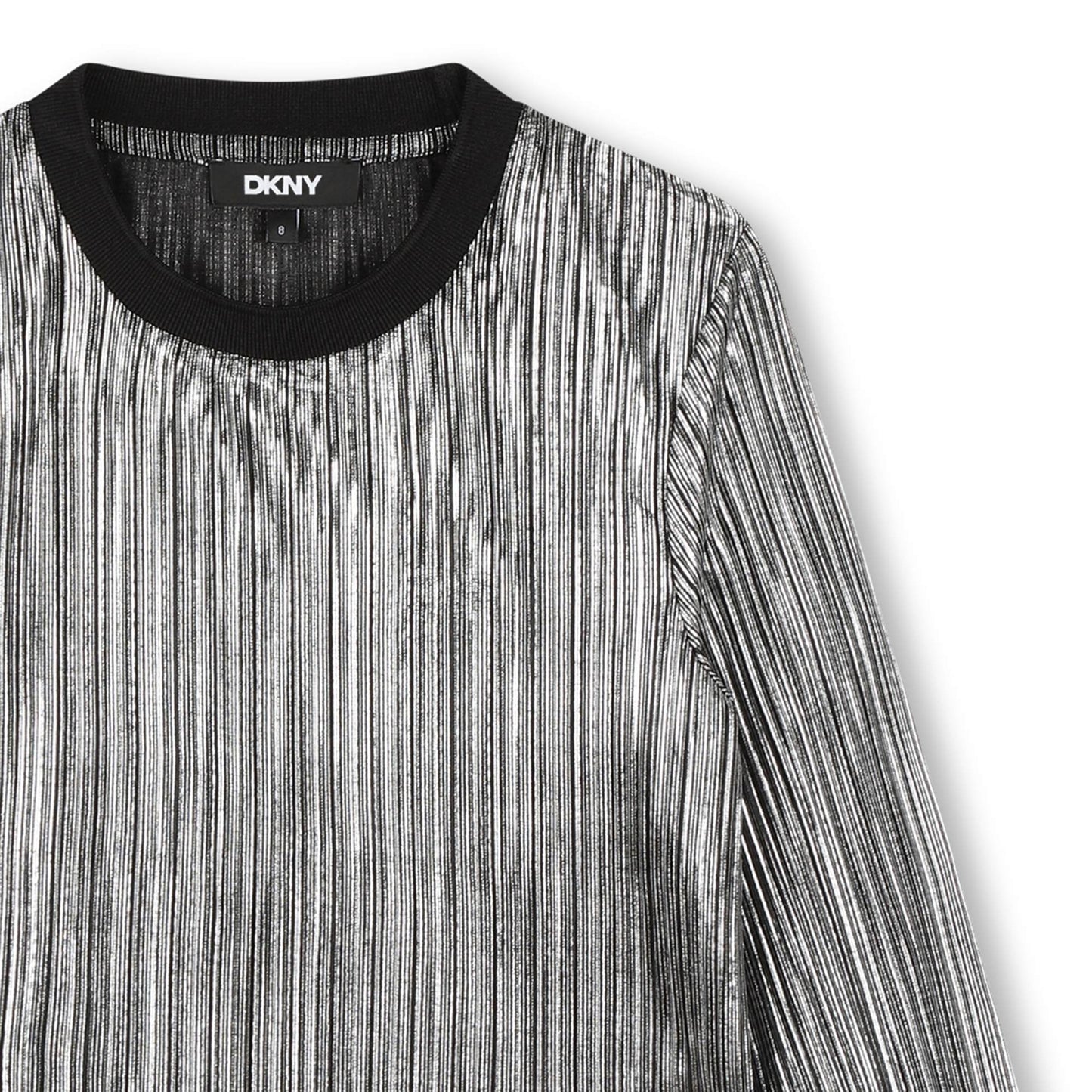 LONG SLEEVE CREW NECK TEE WITH LOGO