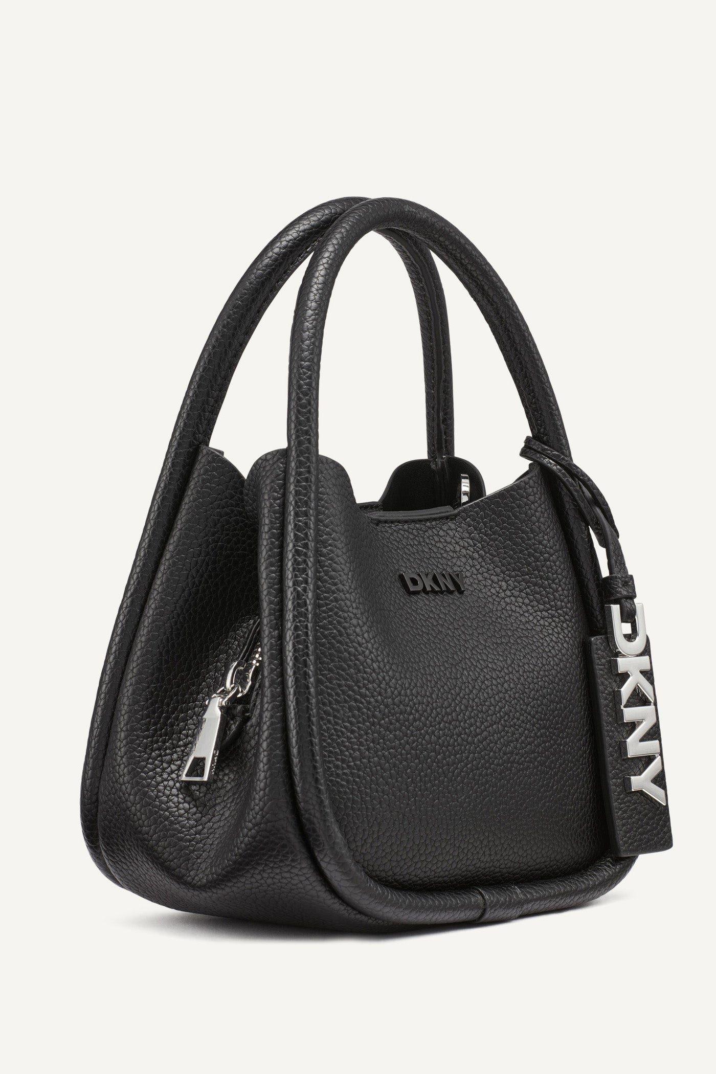 DKNY CAPRI HOBO CROSSBODY BAG BLACK