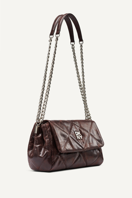 حقيبة كروس سوهو بحجم صغير وغطاء قلاب