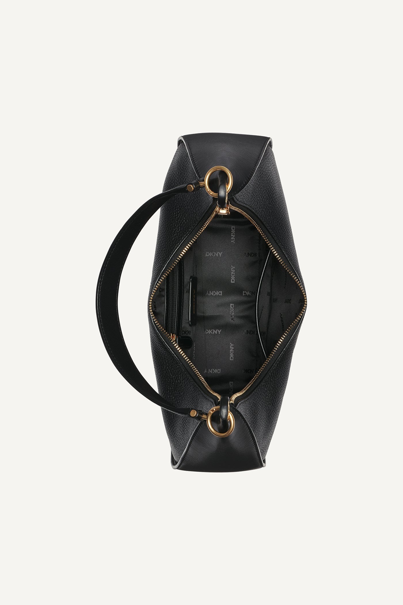 DKNY ABBY MEDIUM HOBO BAG BLACK