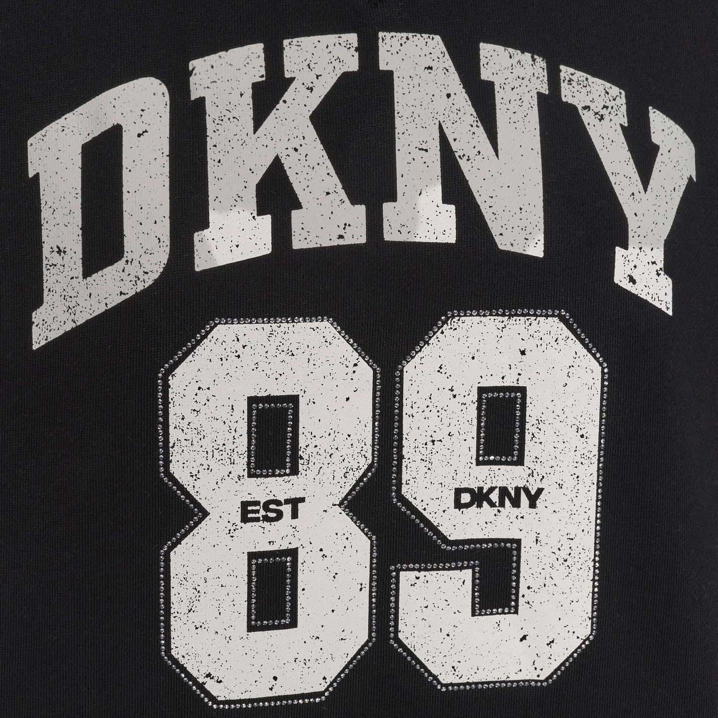 ARCHED DKNY 89 DLOGO CREW PULLOVER