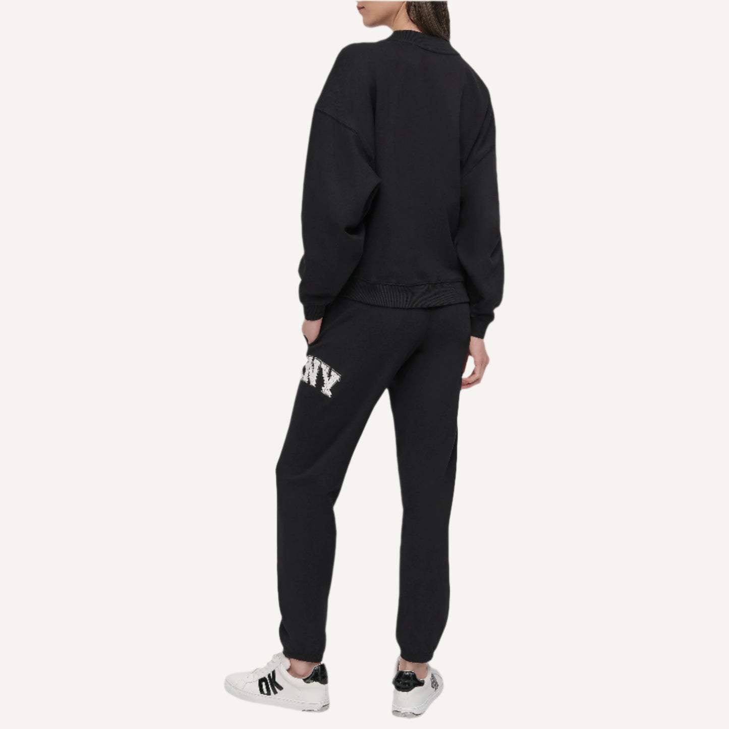 ARCHED DKNY 89 DLOGO CREW PULLOVER