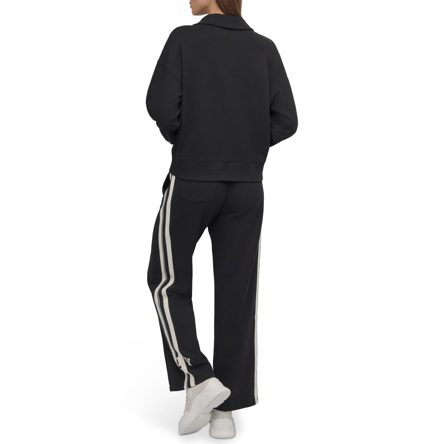 VARSITY LOGO POLO SWEATSHIRT