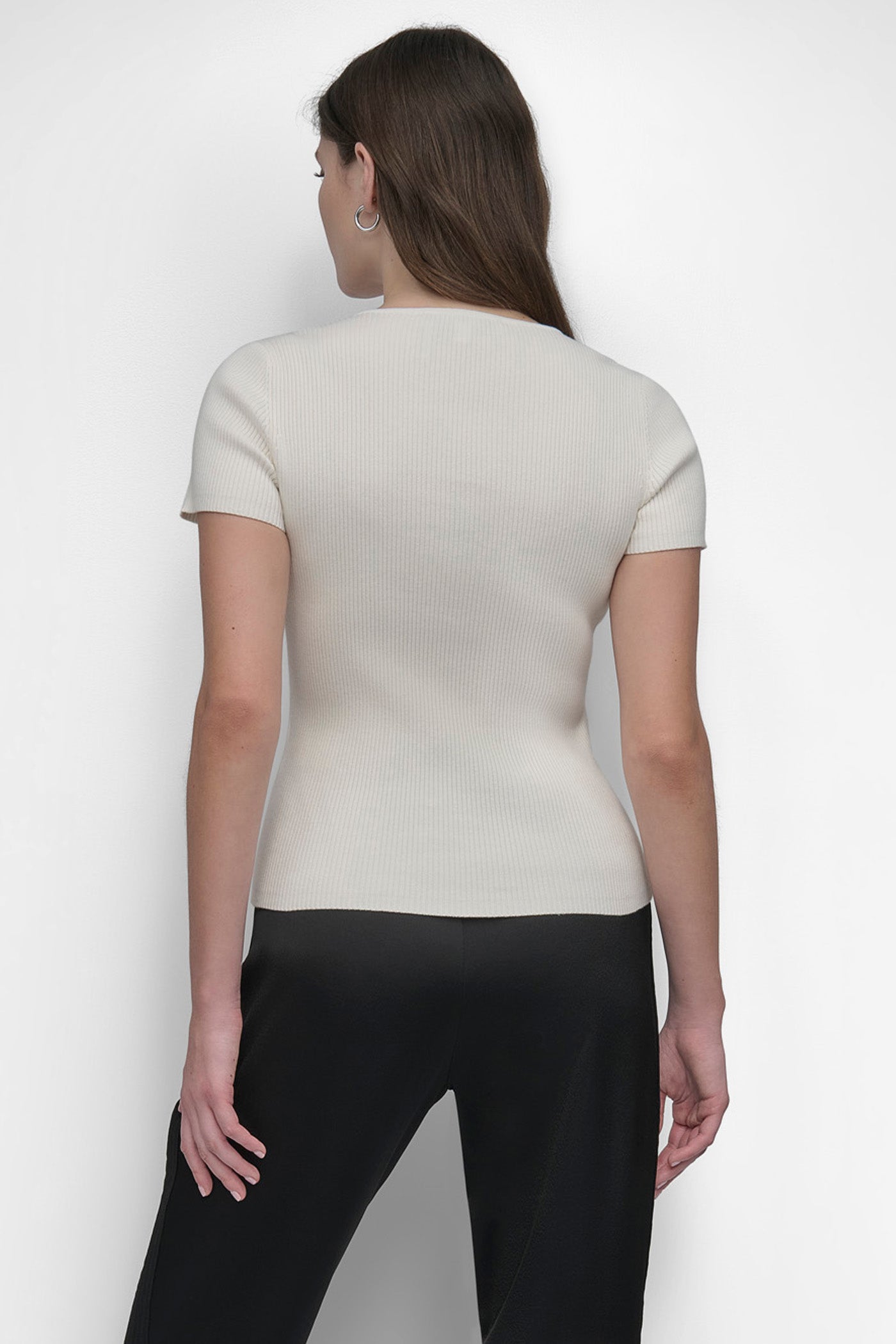 CAP SLEEVE SQUARE NECK TOP