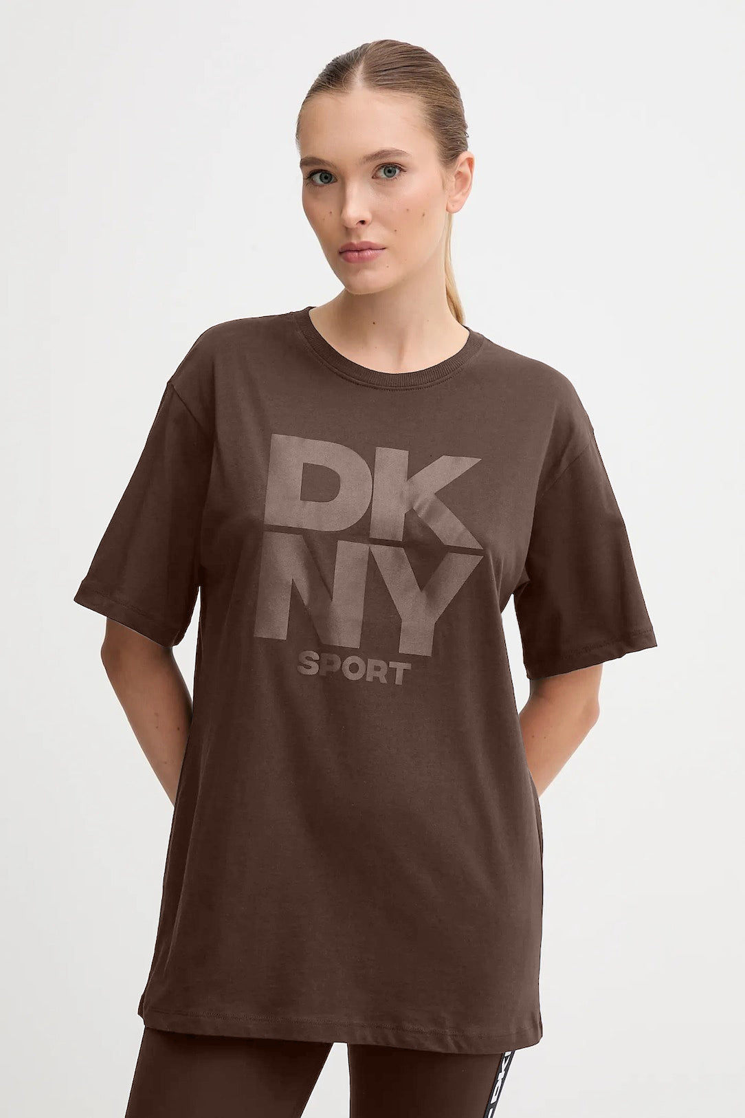 DKNY LG SS TUNIC TEE