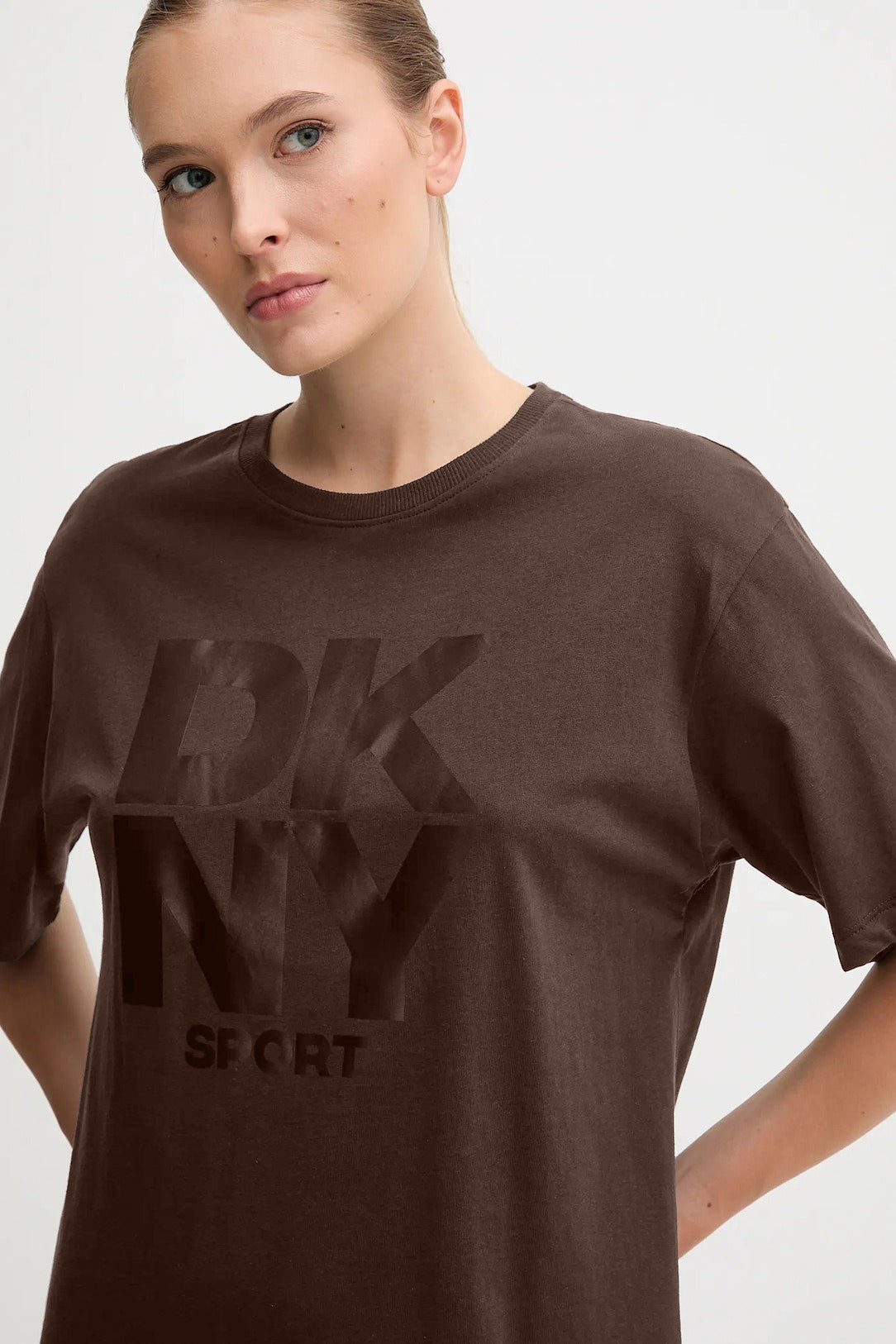 DKNY LG SS TUNIC TEE