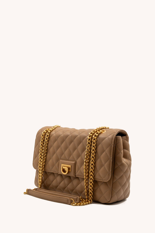 حقيبة كتف فينلي بغطاء قلاب كبيرة الحجم