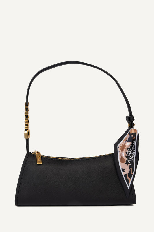 DKNY X DINA SAADI AVRIL TOP ZIP SHOULDER BAG