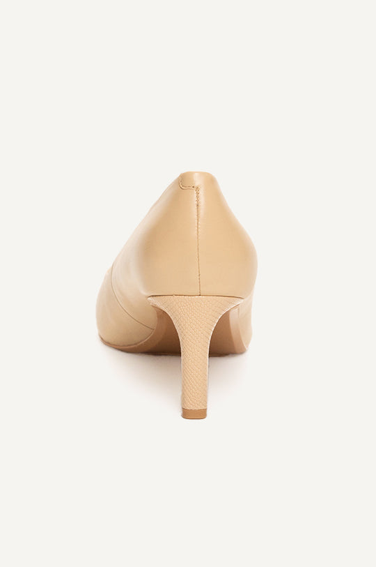 CHARLIE MID HEELED POINTED PUMP