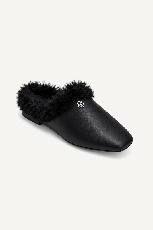 DELMAR MULE FUR WIDE