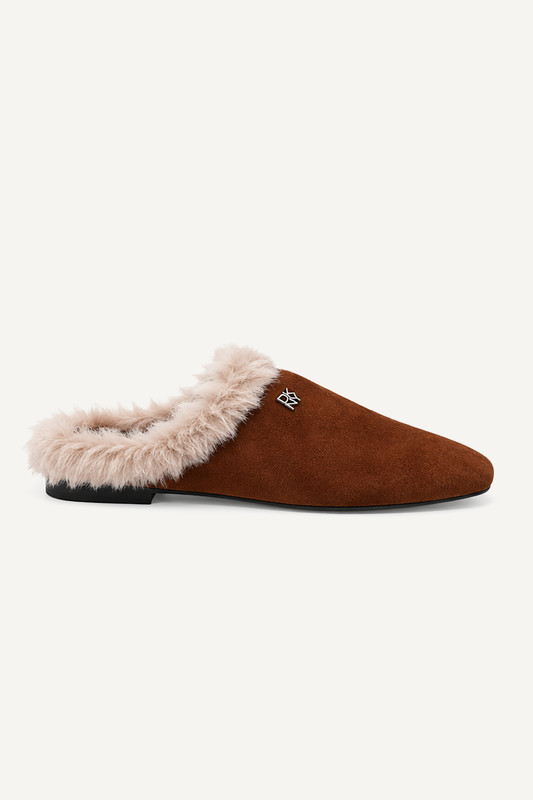 DELMAR MULE FUR WIDE