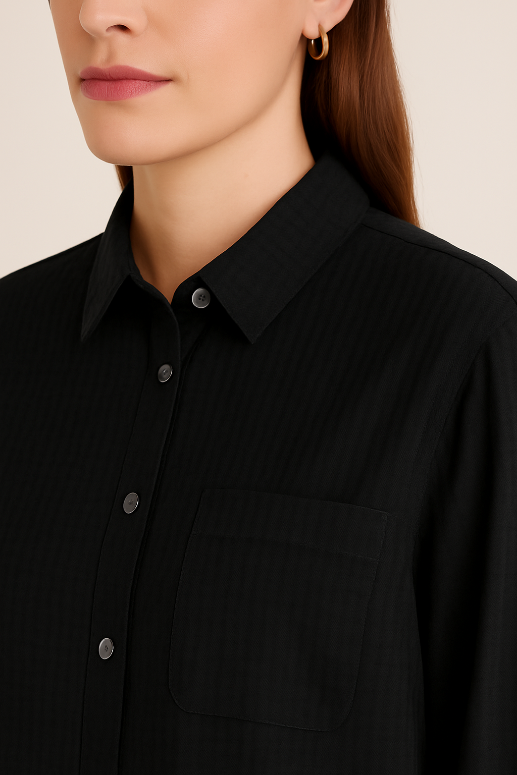 L/S BTN DOWN DRESS W