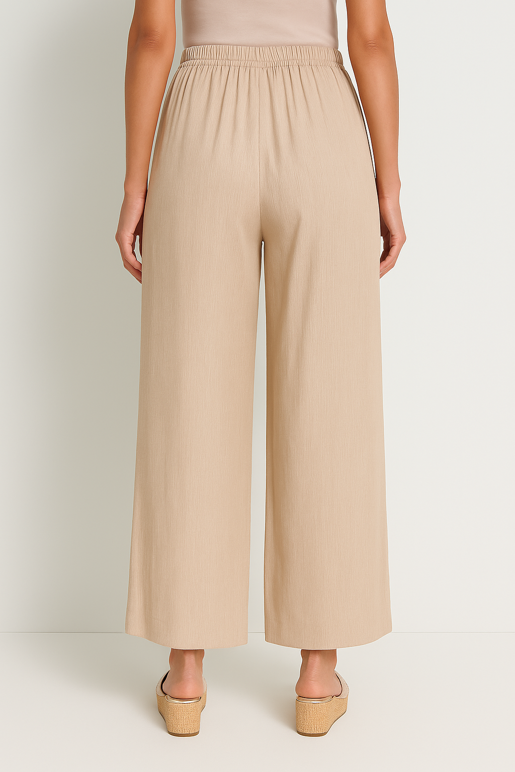 PULL ON WIDE LEG PANT