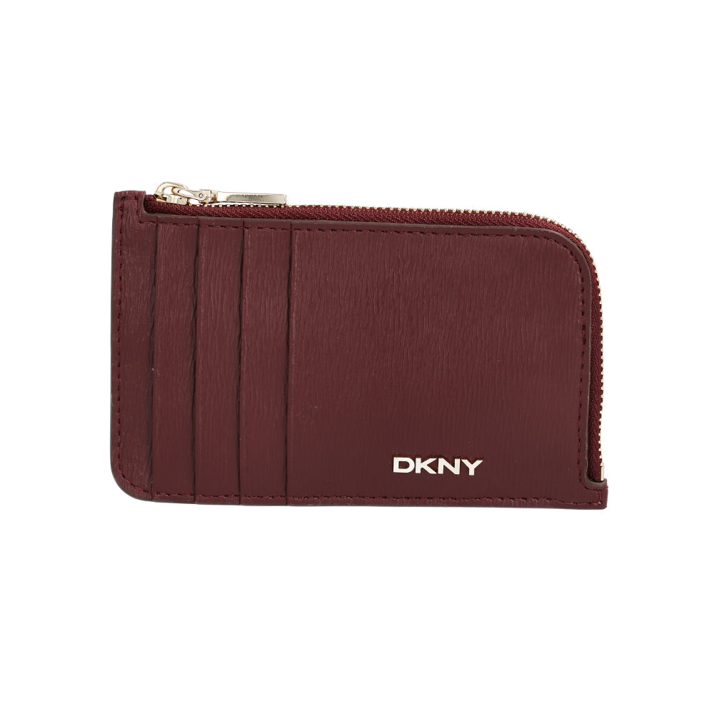 Dkny zip best sale card holder