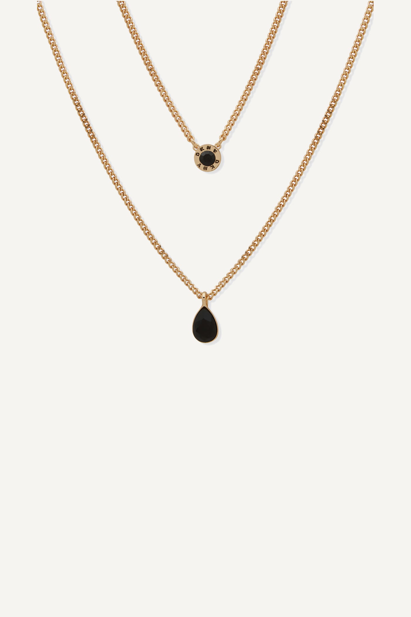 Women Rivet Logo Necklace