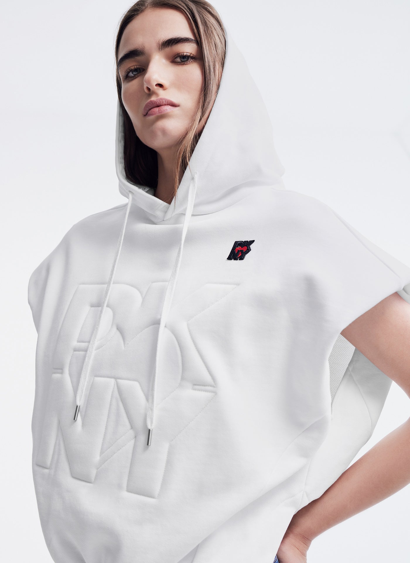 Small Sleeve Hoodie With Logo