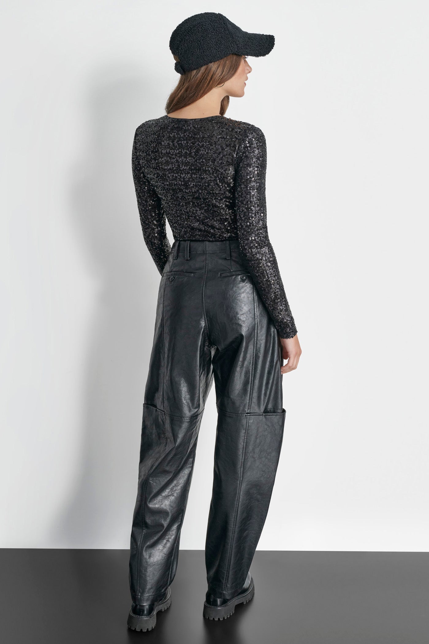 VEGAN PU PANTS