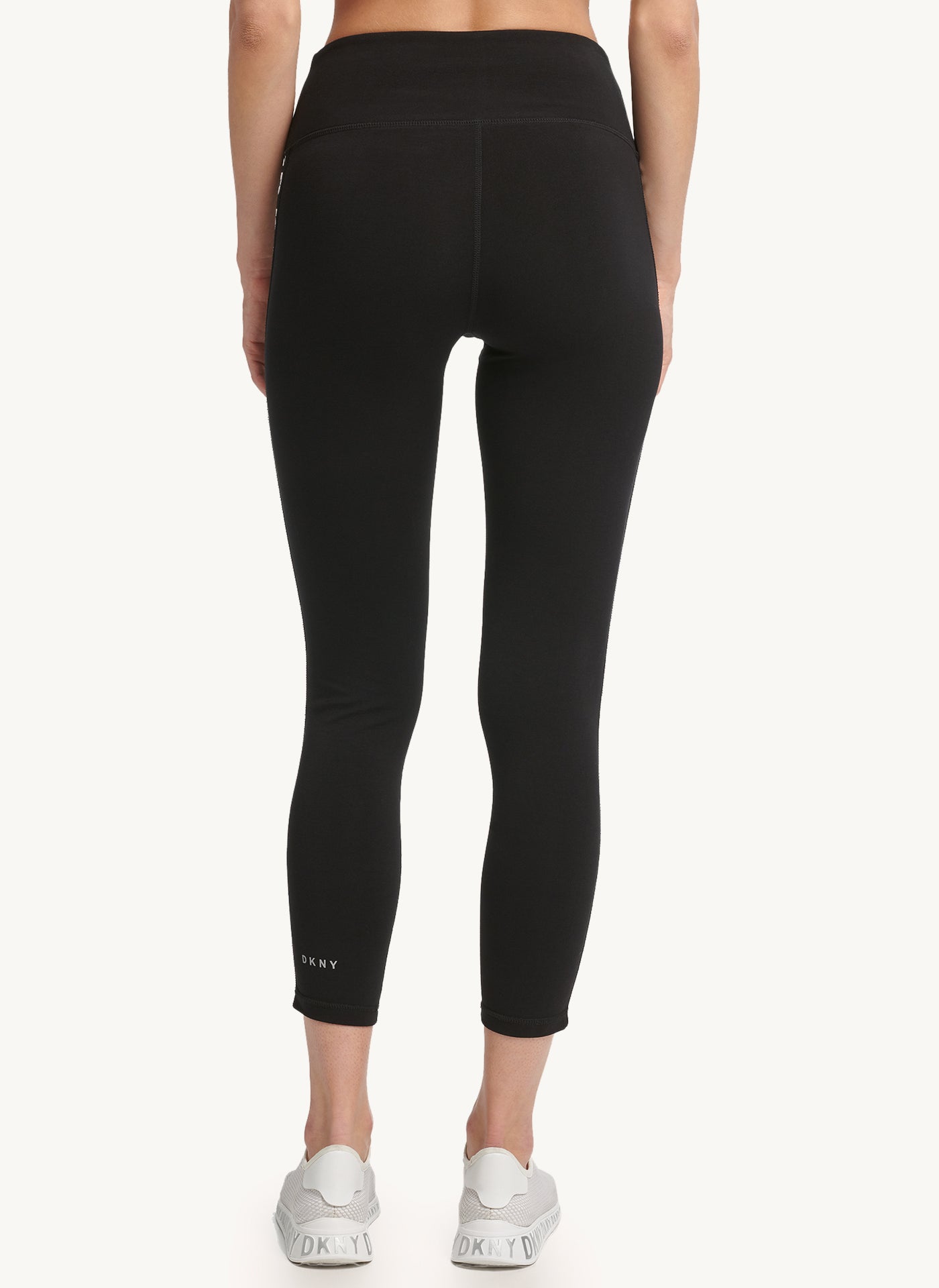 High Waist Leggings With Logo Side Stripe