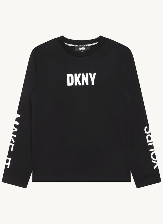 Long Sleeve Crew Neck T-Shirt With Logo