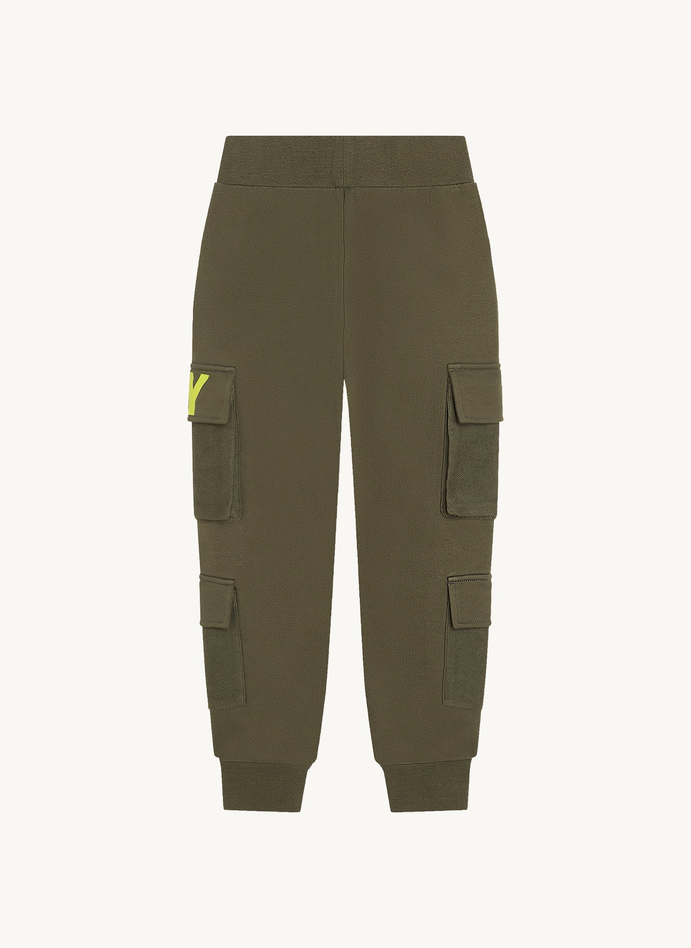 Jogger With Patch Pockets And Logo