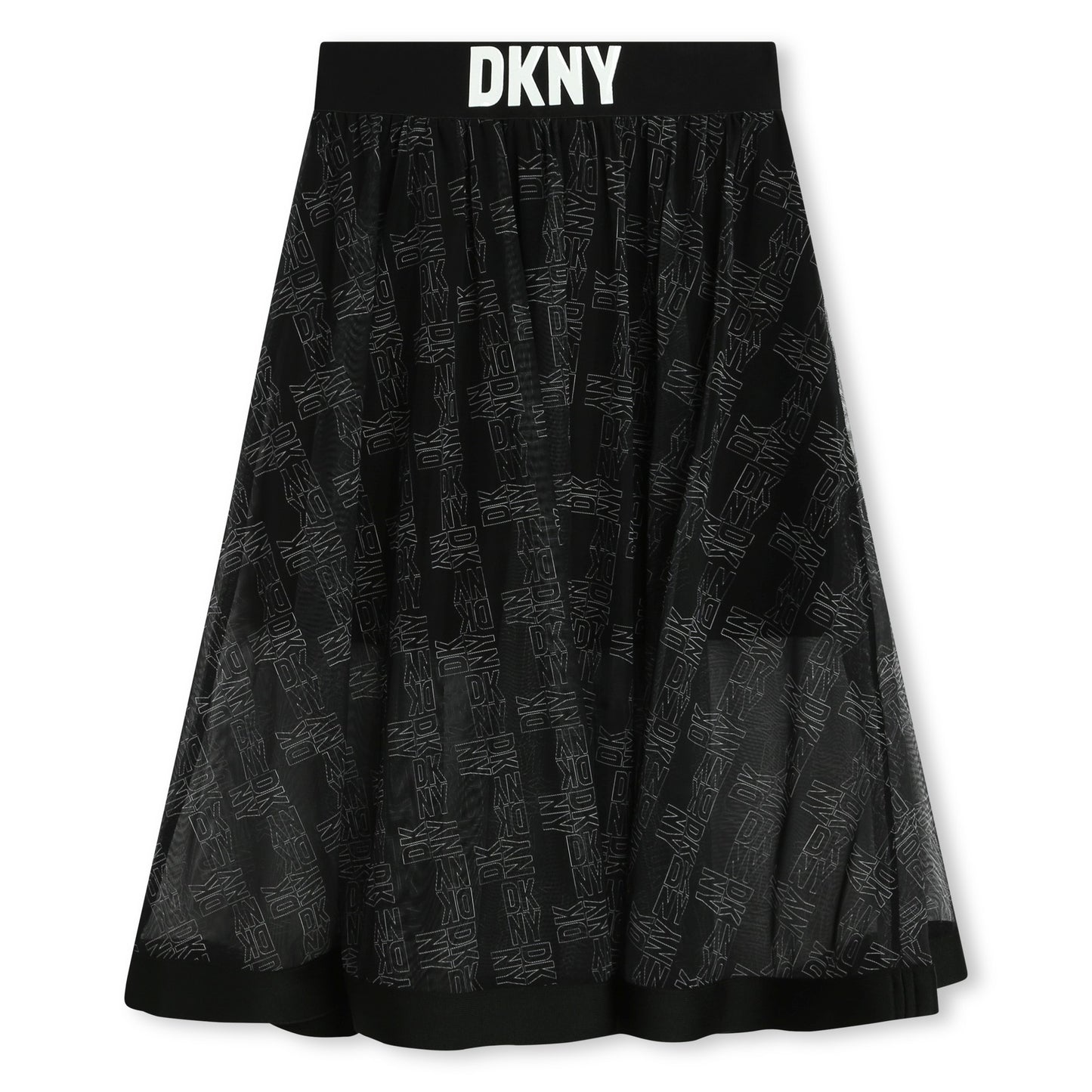 A-Line Skirt With Logo Print