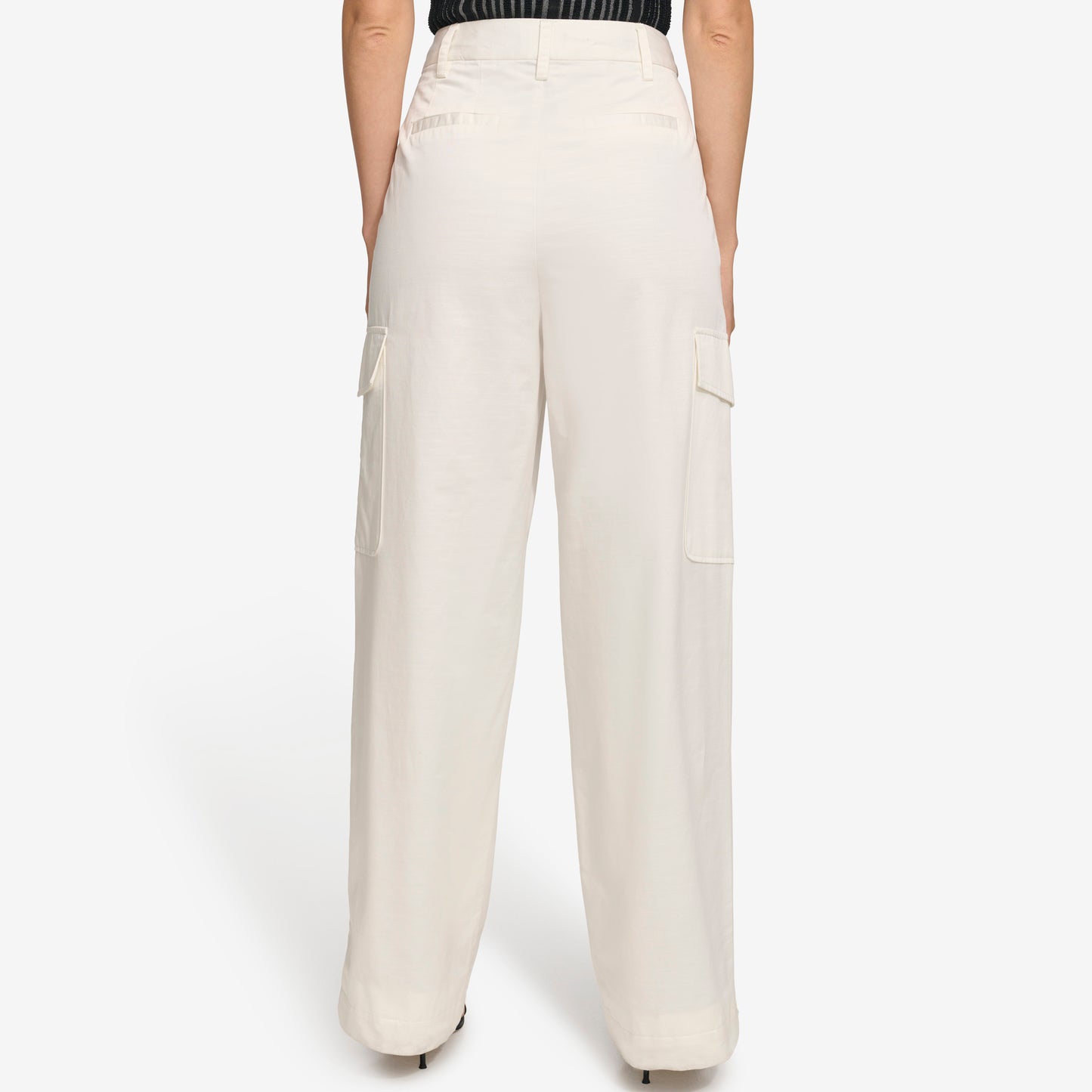 Wide Leg Cargo Trousers