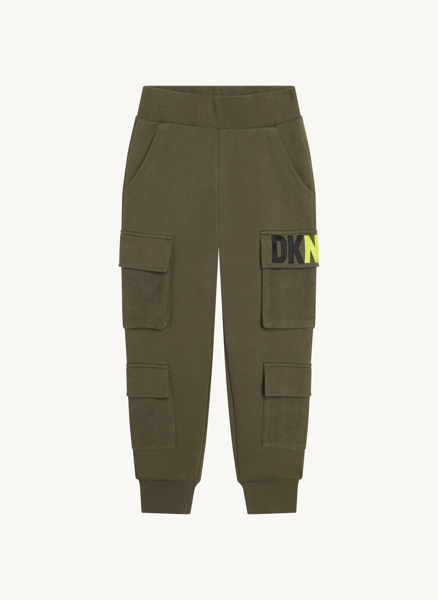 Jogger With Patch Pockets And Logo