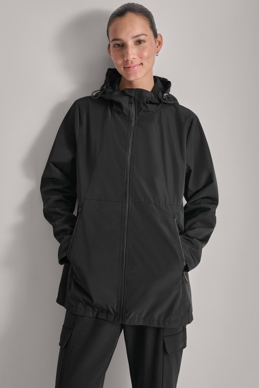 FULL ZIP WINDBREAKER WITH HOOD