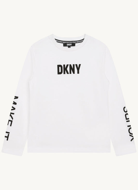 Long Sleeve Crew Neck T-Shirt With Logo