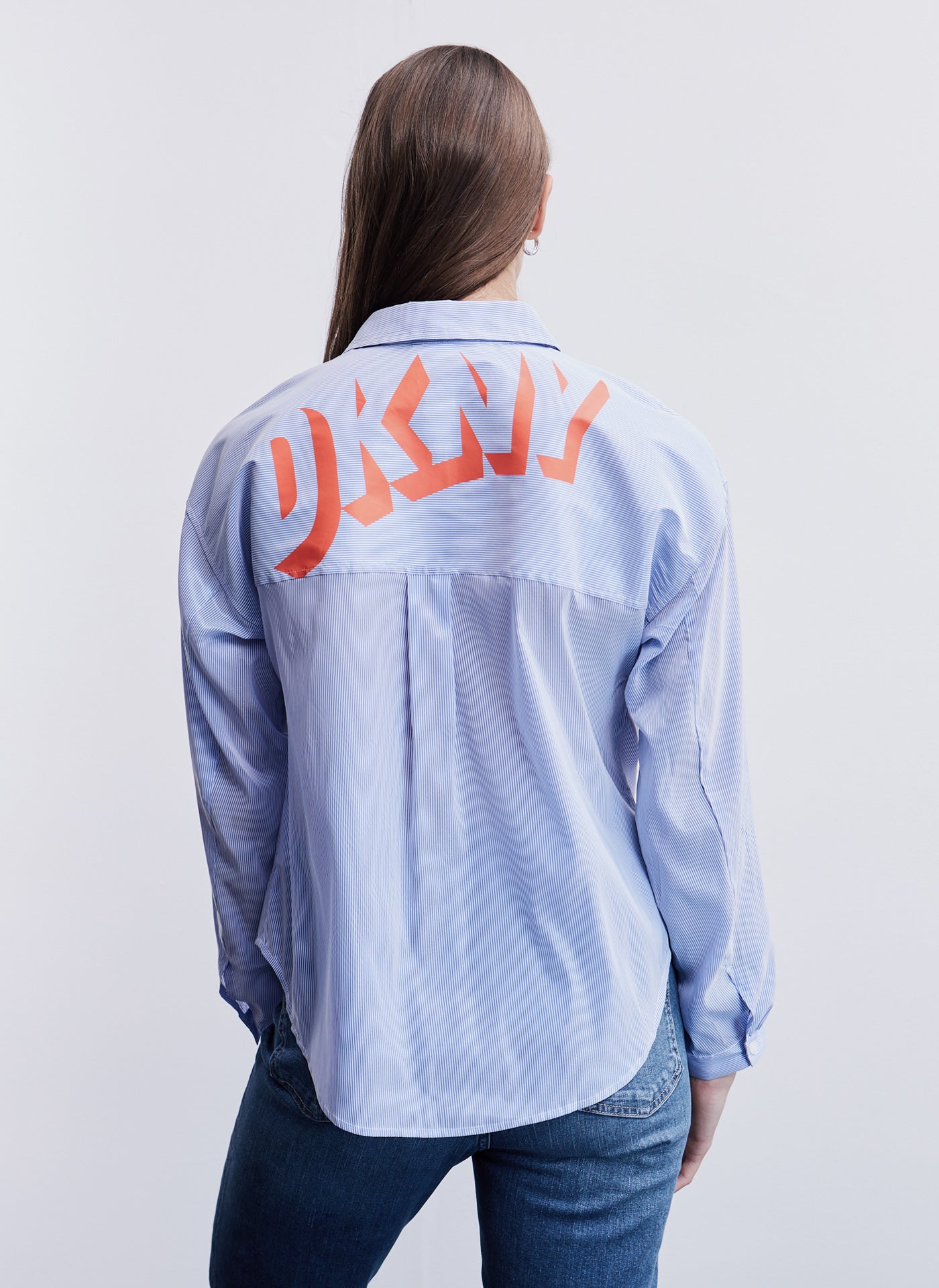 Long Sleeve Shirt With Back Logo Print