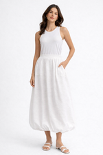 PULL ON BUBBLE HEM SKIRT