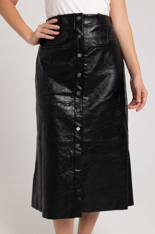 VEGAN LEATHER SKIRT