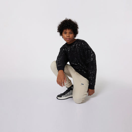 LONG SLEEVE CREW NCK SWEATSHIRT WITH LOGO