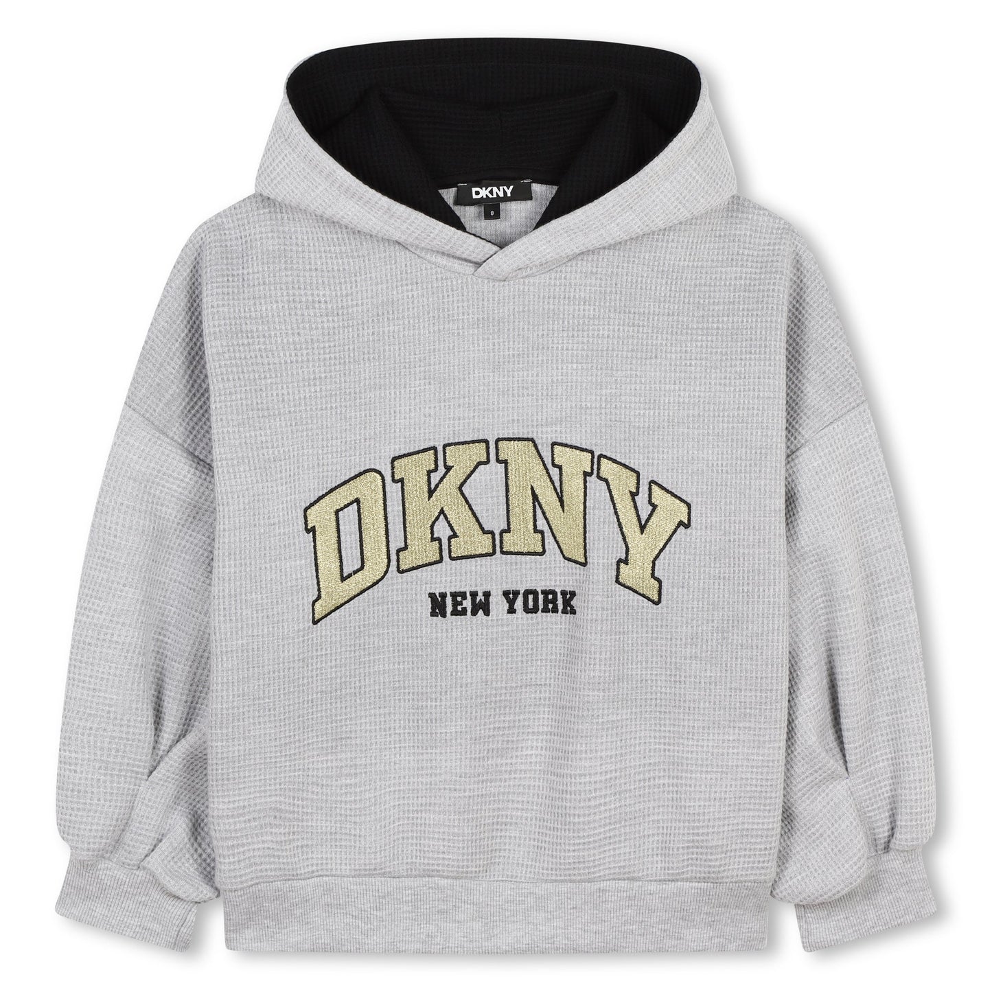 LONG SLEEVE HOODIE WITH VARSITY LOGO