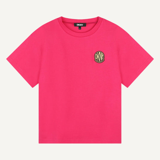 SMALL SLEEVE CREW NECK TEE WITH LOGO